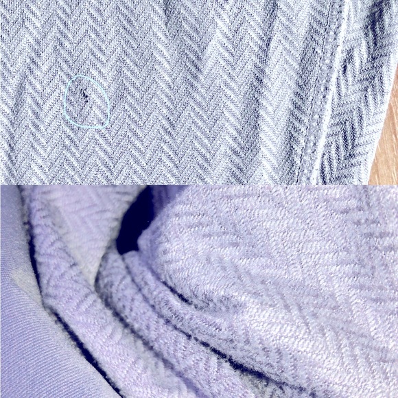 MONDETTA Leggings Tights Herringbone Print Medium Silver Gray Women’s - Picture 10 of 16